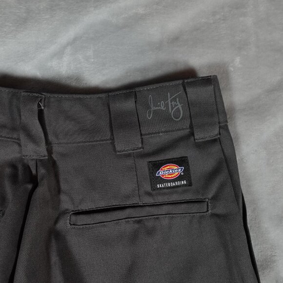 Dickies Jamie Foy Skateboarding Pants Mens 28x30 Pleated Baggy Fit Gray - Picture 7 of 14